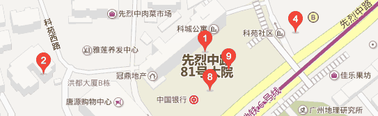 新东方黄花岗校区地理位置-百度地图