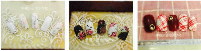 伊丽莎白美甲全科班学员作品