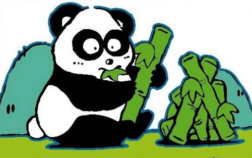 写熊猫的英语作文40字