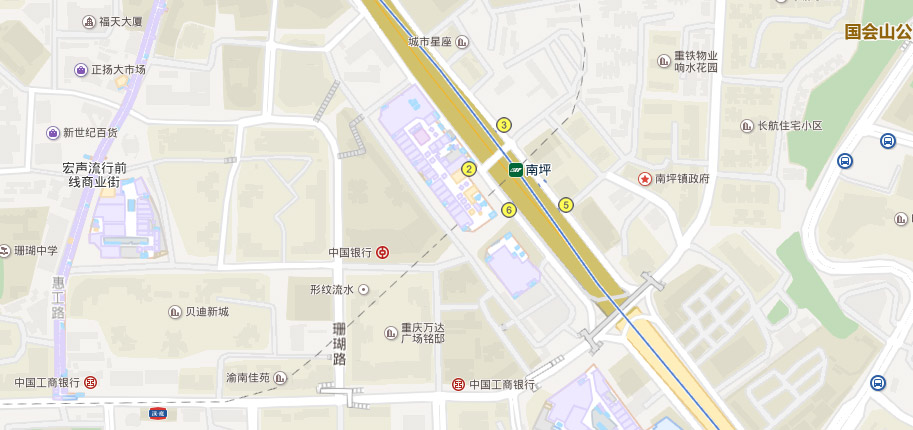 重庆韦博英语南岸区南坪中心地址-百度地图