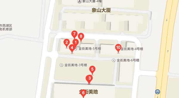 杭州樱花国际日语转塘校区具体地址——百度地图