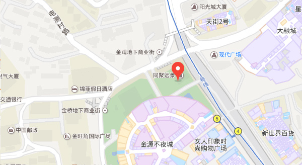 重庆樱花国际日语观音桥校区具体地址——百度地图