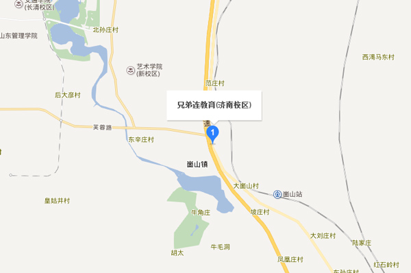 济南市兄弟连高新校区地址-百度地图