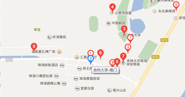 珠海朗阁在线吉珠教学中心地址-百度地图
