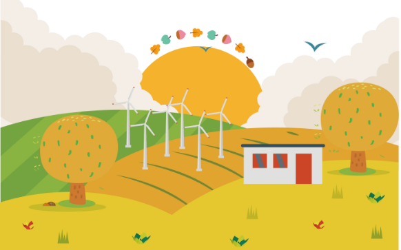 我爱秋天作文300字