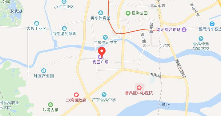 广州番禺校区——百度地图图片