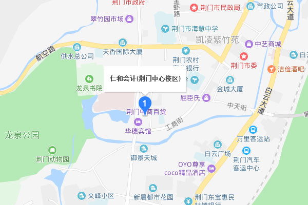荆门仁和会计东宝校区-百度地图图片