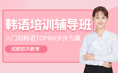 成都韓語培訓(xùn)輔導(dǎo)班