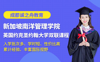新加坡南洋管理學院碩士培訓