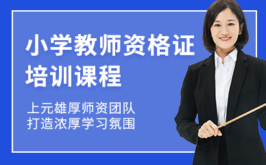 绍兴上元小学教师资格证培训班