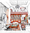 深圳室内设计手绘图专项强化班餐厅空间课程