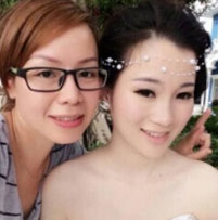 SH51班李丽霞毕业就职于顺德苹果摄影担任化妆师