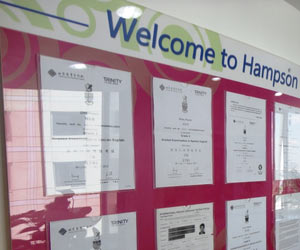 汉普森英语学习中心出色学员的优异成绩展示