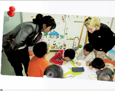 外教中国幼儿英语培训班课堂