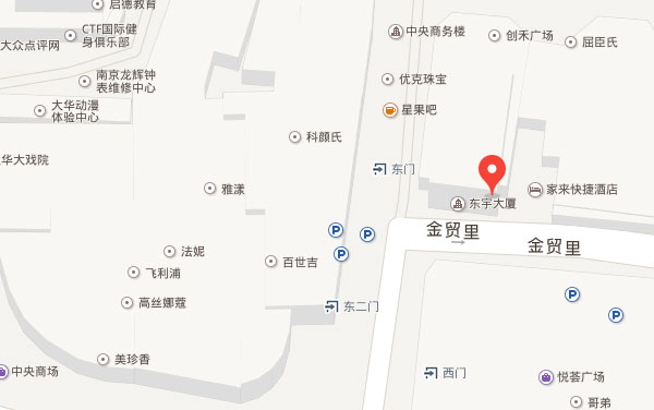 南京白下区新世界教育地址-百度地图