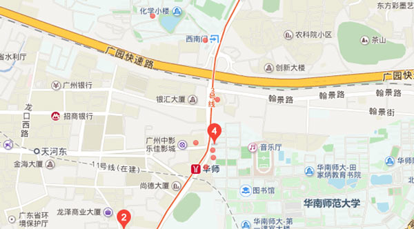 广州晶网设计培训学校—地址—百度地图