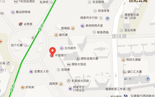 重庆恒企会计杨家坪校区地址——百度地图