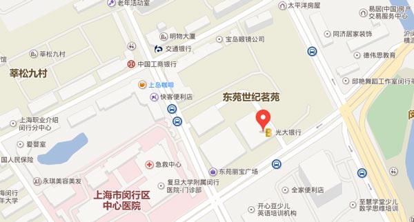 上海环球教育雅思闵行校区地址-百度地图