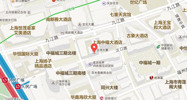 上海环球教育雅思人民广场校区地址-百度地图