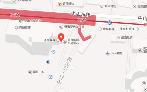 南京新视线教育校区-百度地图