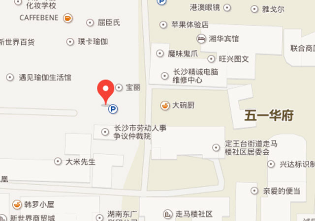 长沙朗阁校区地址-百度地图