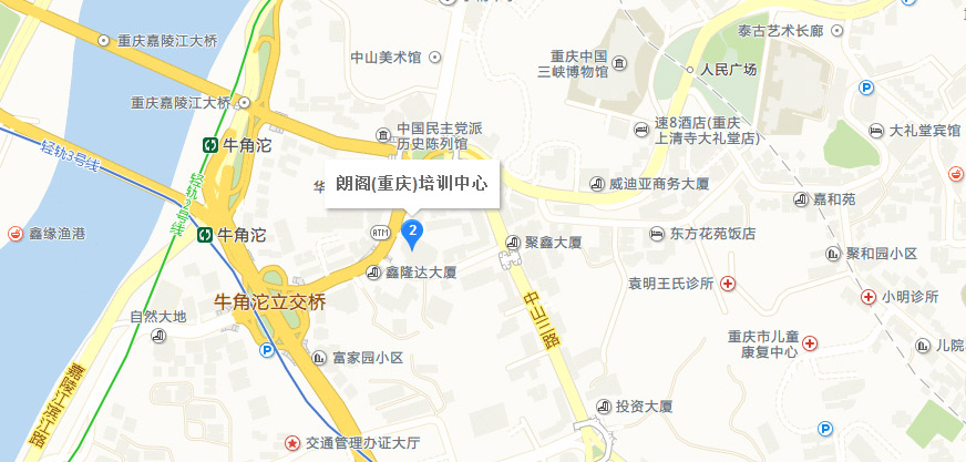 重庆朗阁渝中校区--百度地图