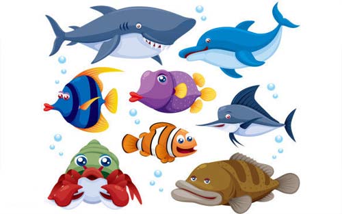 写海洋动物的英语作文