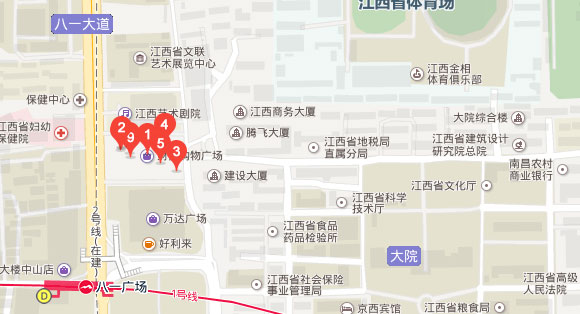 南昌恒企会计财富校区地址——百度地图