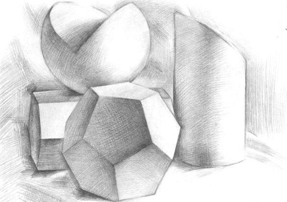 几何形体结构素描