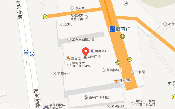 北京西城区西直门地图图片