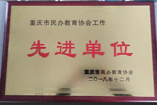 重庆环球荣获“重庆民办教育先进单位”称号