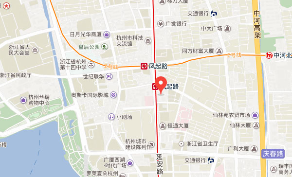 杭州朗阁教育旗舰校区地址-百度地图