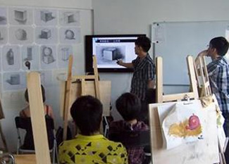 广州广美教育素描培训班画室图片