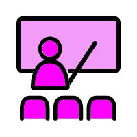 上課