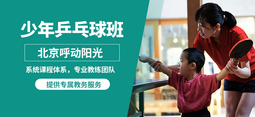 北京呼動陽光少年乒乓球班