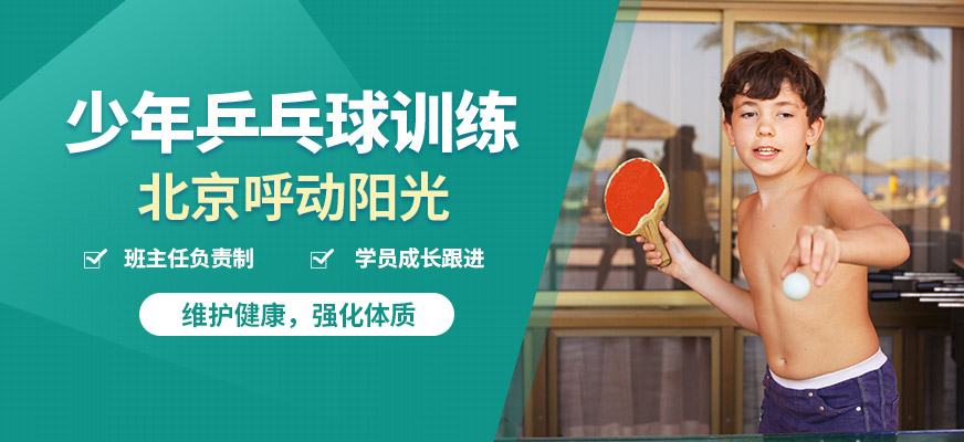 北京呼动阳光青少乒乓球训练