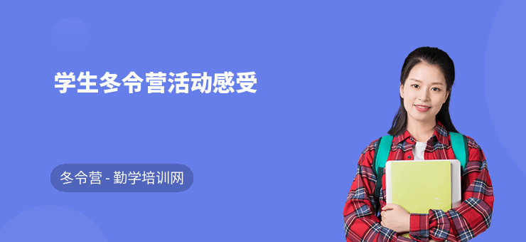 學生冬令營活動感受