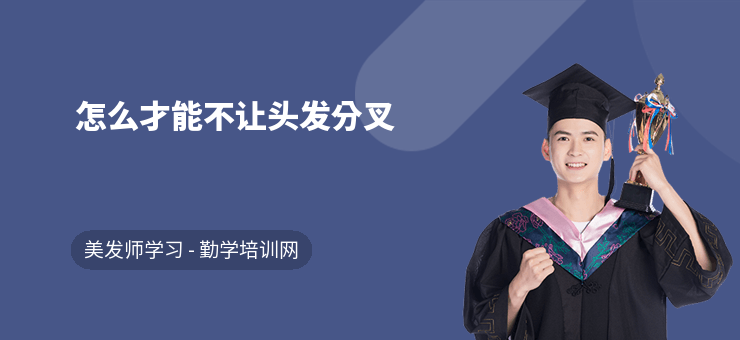 怎么才能不讓頭發分叉