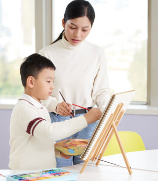 少兒美術培訓學員