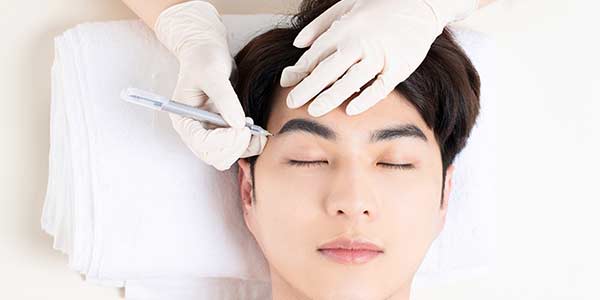 男性紋眉