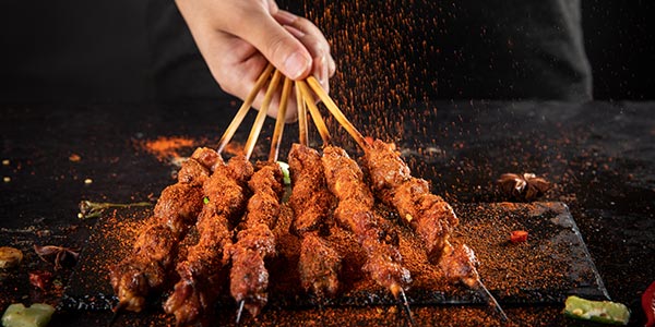 大西北烤羊肉串