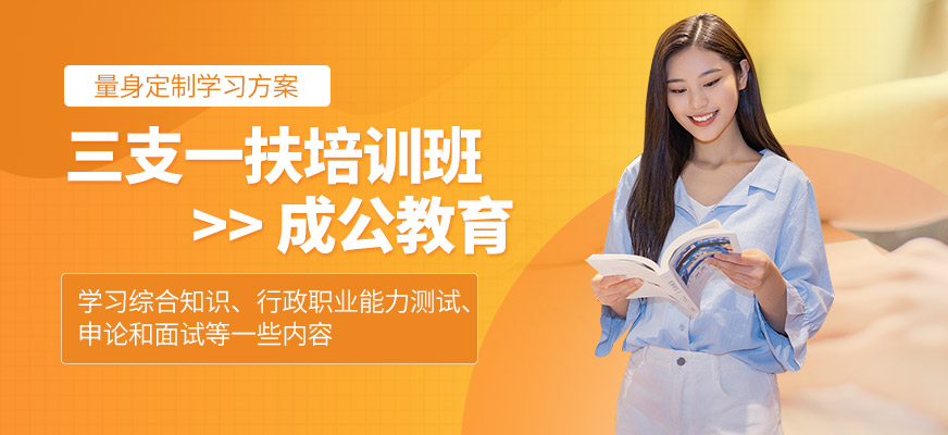成公教育三支一扶培訓