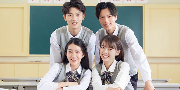 學(xué)生合照