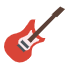 Finger playing guitar