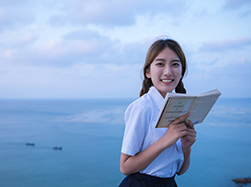 海邊學習
