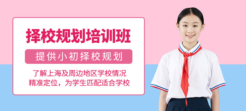 上海擇校規(guī)劃課程