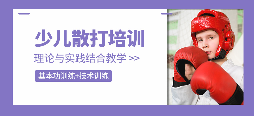 少兒散打培訓(xùn)課程