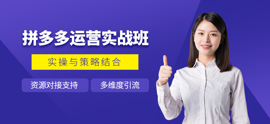 深圳拼多多運(yùn)營(yíng)培訓(xùn)課程