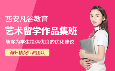 西安藝術留學作品集課程
