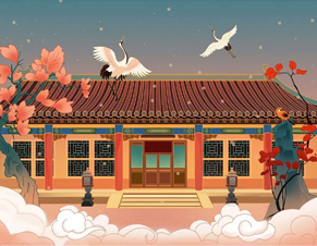 國潮文創(chuàng)插畫